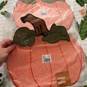 Celebrate 10 Fall Together Pumpkin Placemats